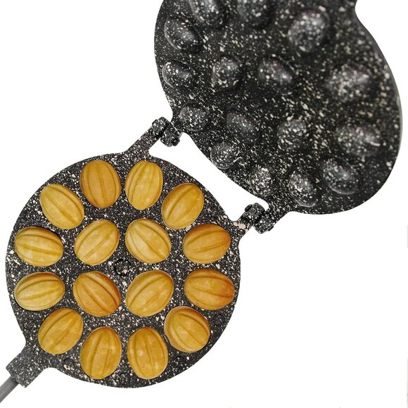 Walnut Cookie Mold Maker 16 Non-Stick Granite - Oreshki Mold Maker - Walnut Cook - Picture 7 of 8